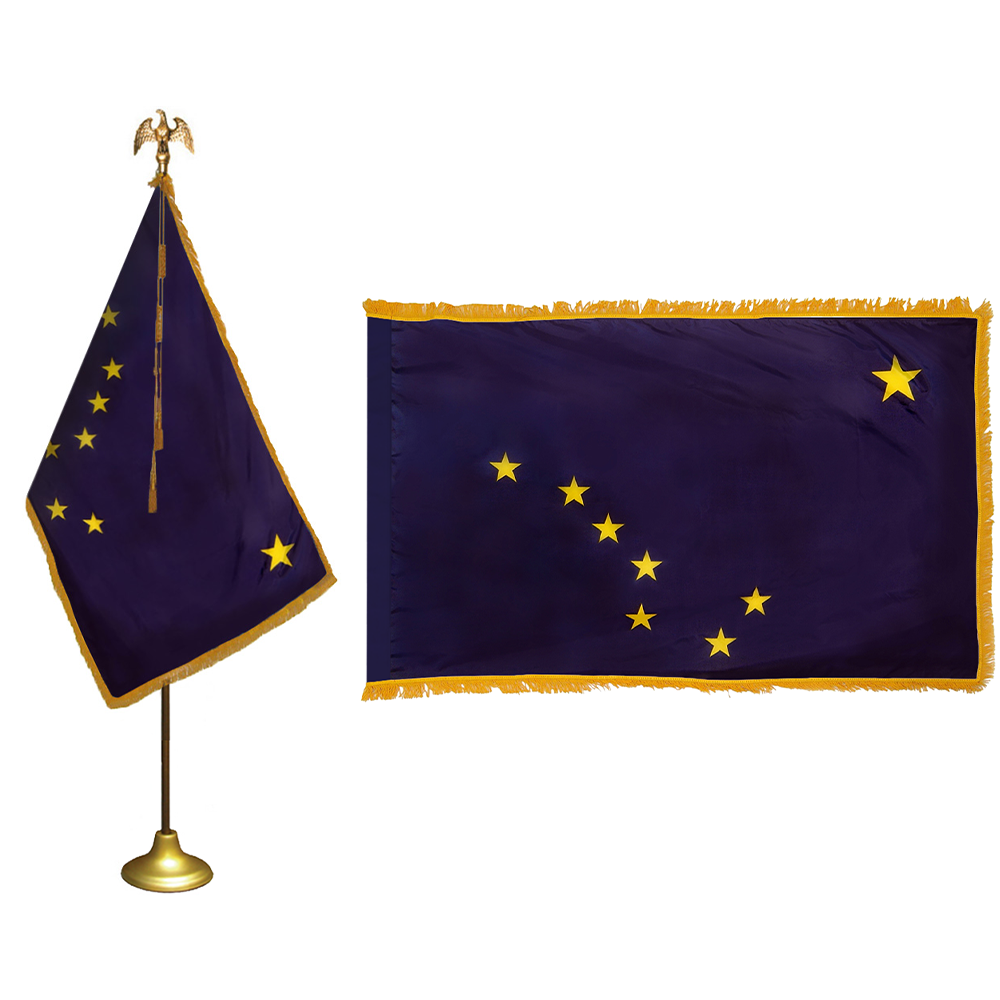 Alaska 3 X 5 Nylon Pole Hem and Fringe