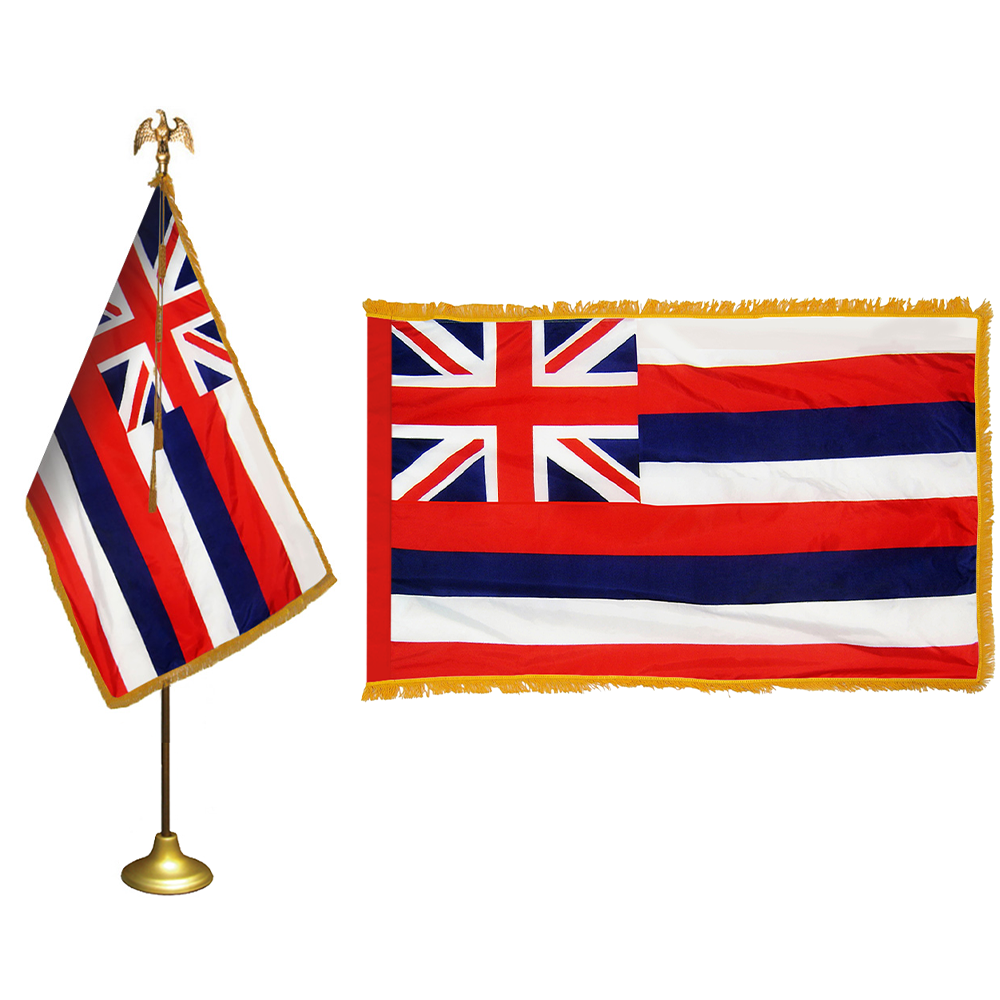 Hawaii 3 X 5 Nylon Pole Hem and Fringe