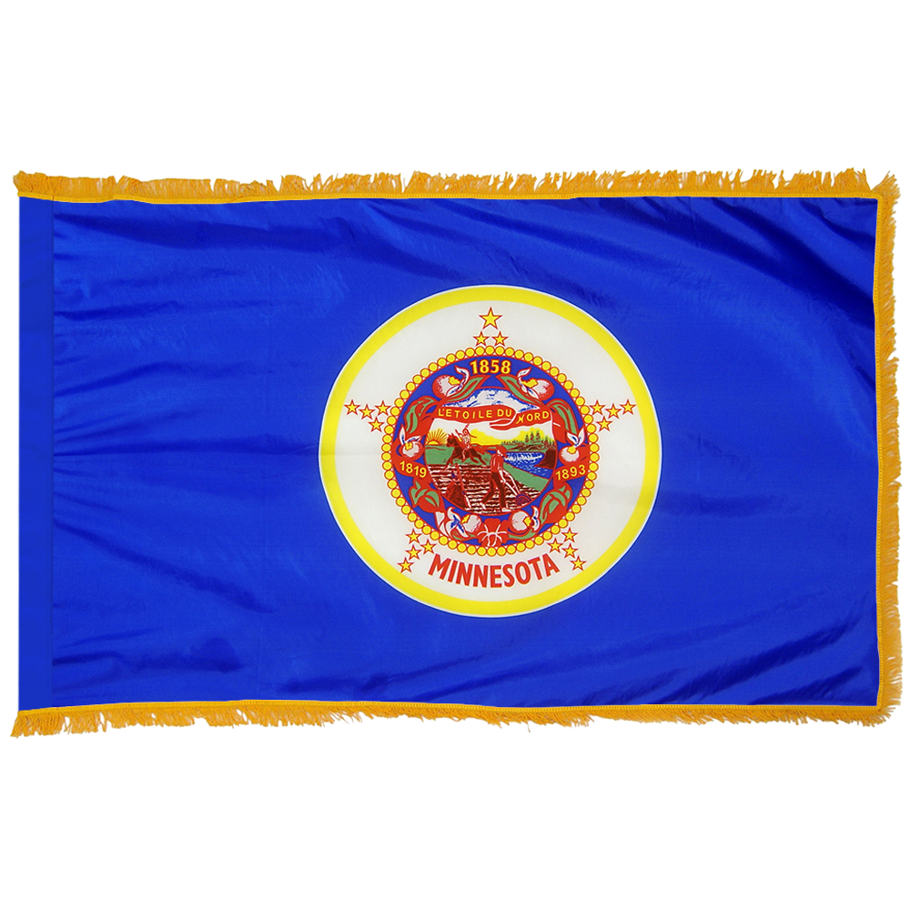 Minnesota 4 X 6 Nylon Pole Hem and Fringe - Historical