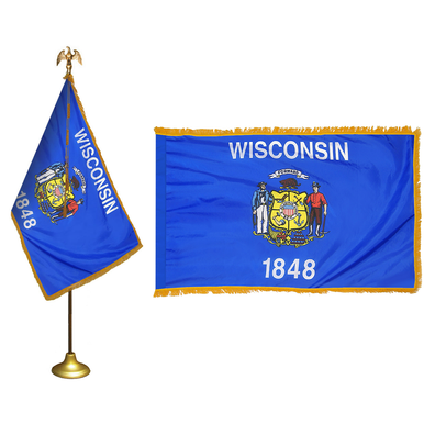 Wisconsin 3 X 5 Nylon Pole Hem and Fringe