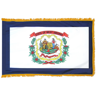 West Virginia Nylon Pole Hem and Fringe