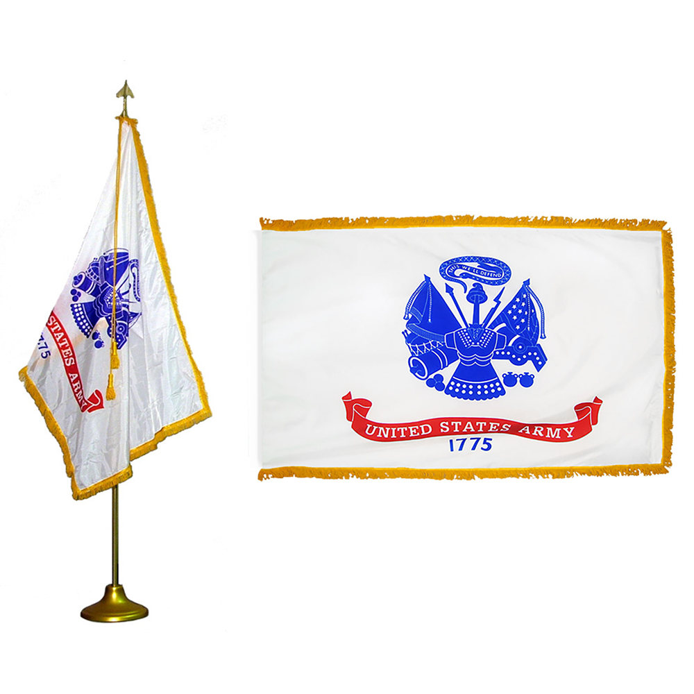 Army Nylon with Pole Hem and Fringe