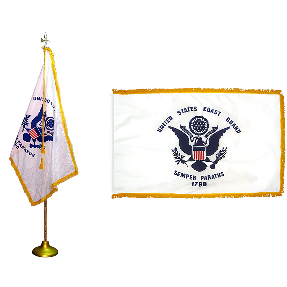 Coast Guard 3 X 5 Nylon Pole Hem and Fringe