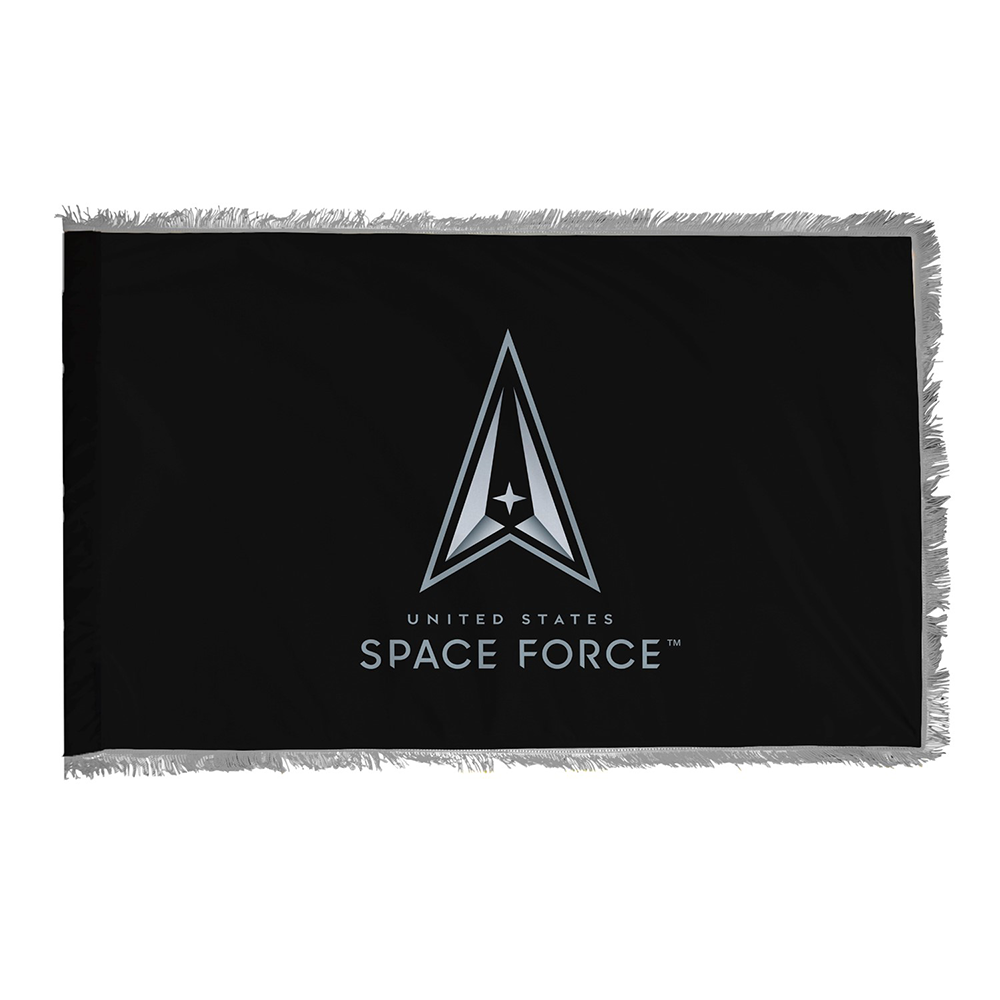 Space Force Logo Nylon Pole Hem and Fringe - Civilian