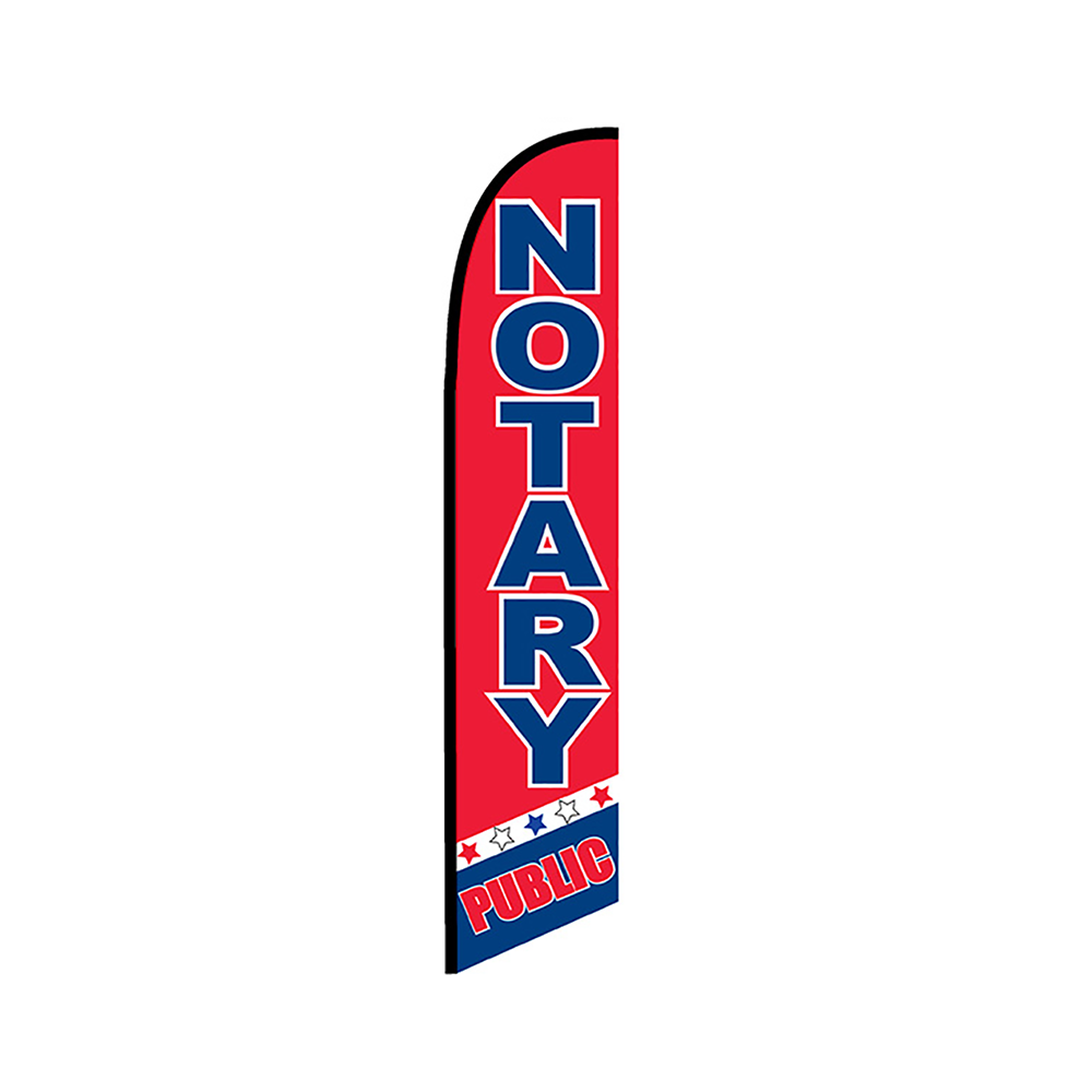 Notary Public Knit Poly Banner