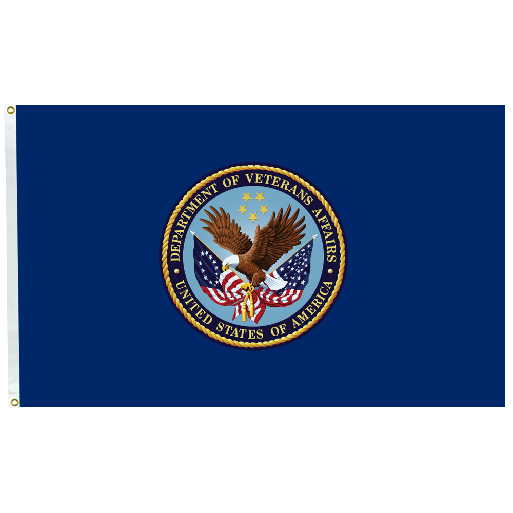 Department of Veteran Affairs 3 X 5 Nylon with Header and Grommet
