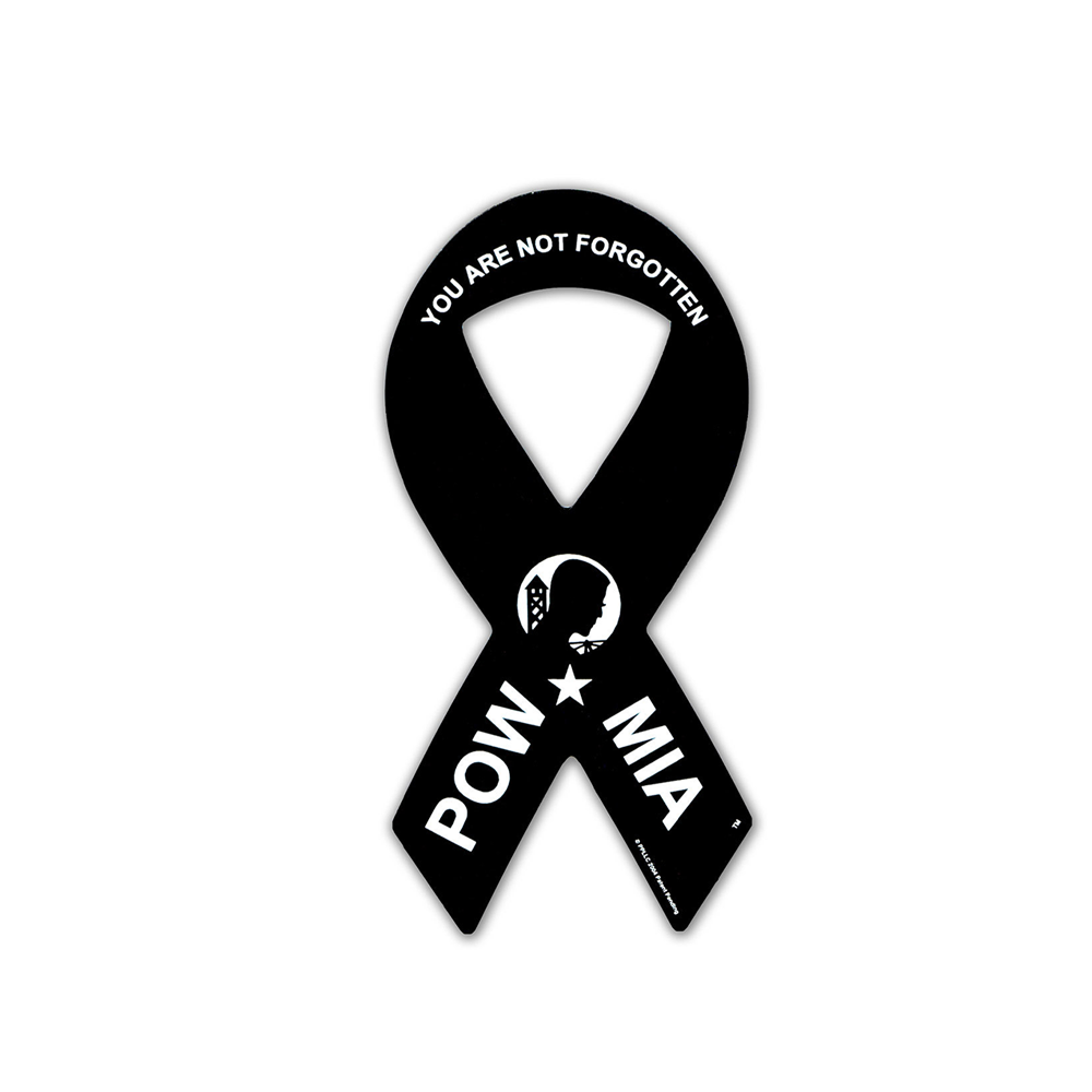 POW/MIA Ribbon Car Magnet