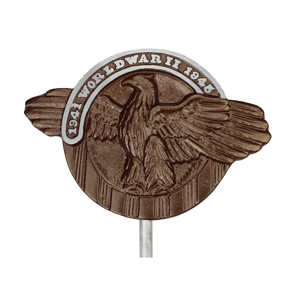 World War II Memorial Marker Aluminum