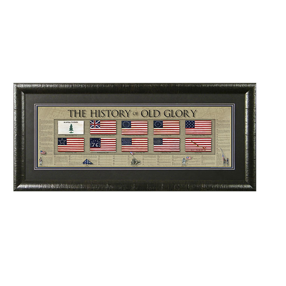 Prints, Old Glory, Framed