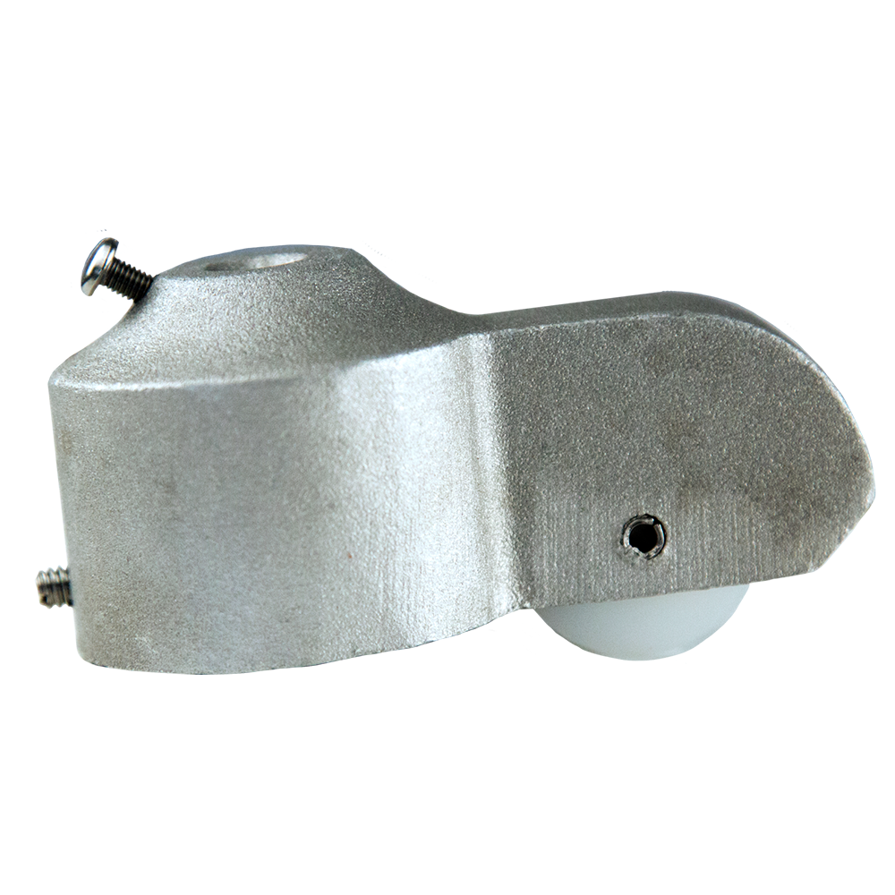 Pulley, Single Truck, 3 in Cap Style, Stationary, EH, Silver, for 5/16 in Halyard