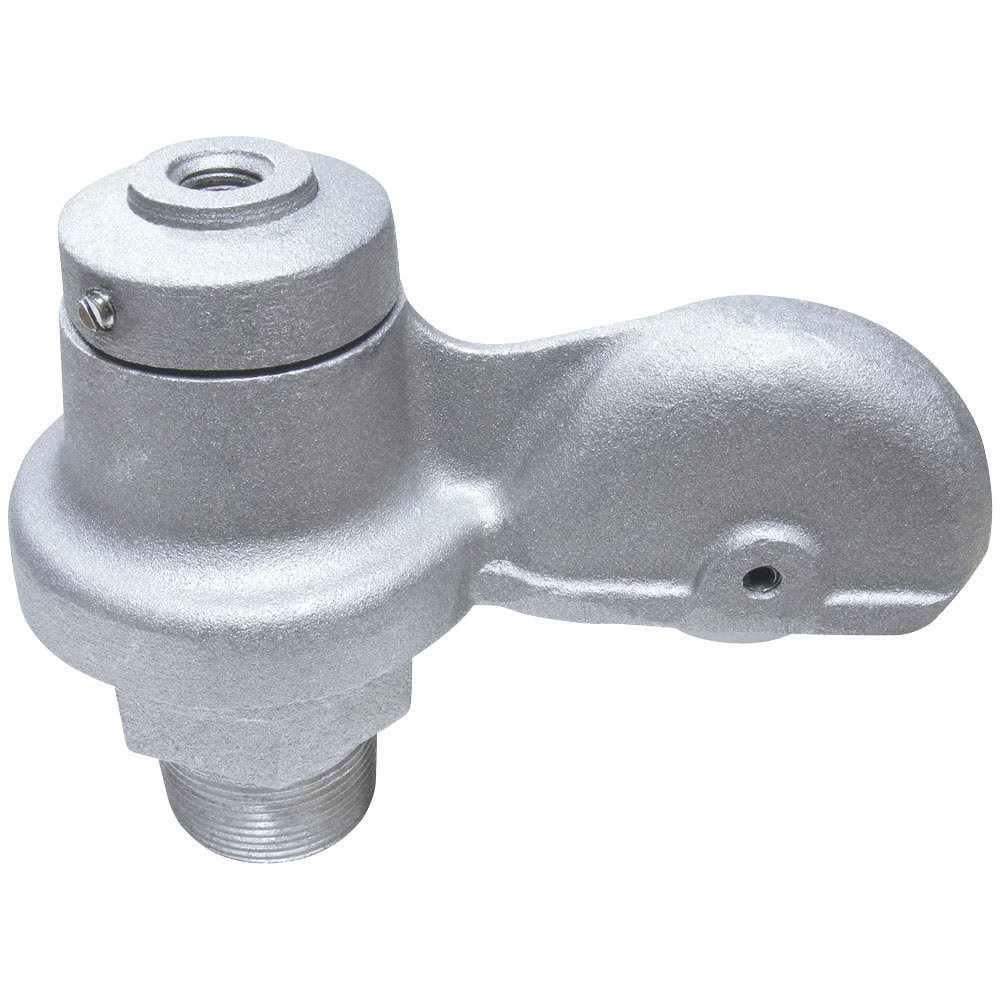 Pulley, Single Truck, Silver, 3 1/2 in Threaded Type, Revolving, EH for 5/16 in Halyard