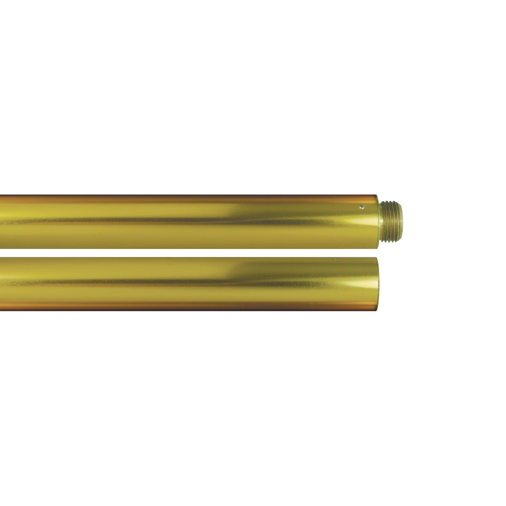 Two Piece Gold Deluxe Aluminum Pole