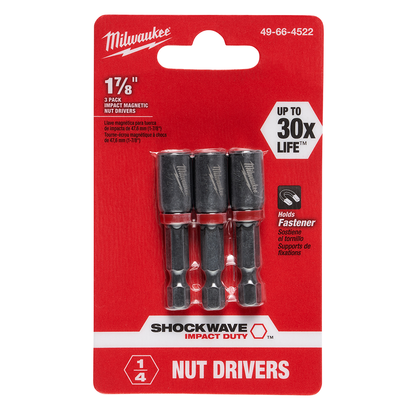1/4" Shockwave Magnetic Nutdriver
