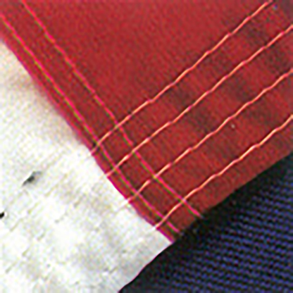American Flag Poly with Header and Grommet