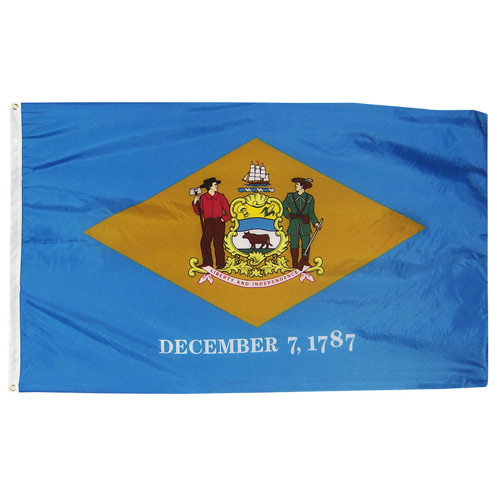 Delaware State Flag Poly – Collins Flags