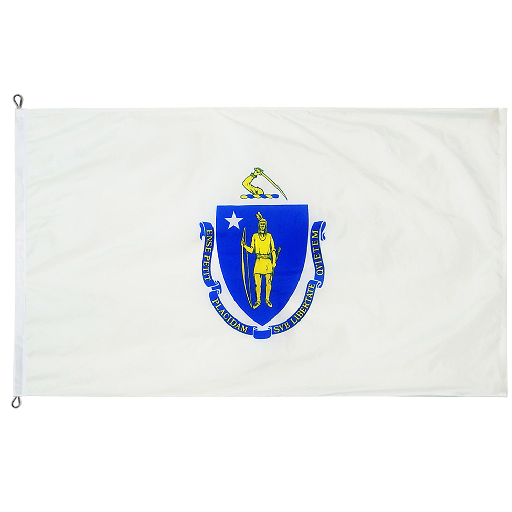 Massachusetts Nylon with Rope and Thimble – Collins Flags