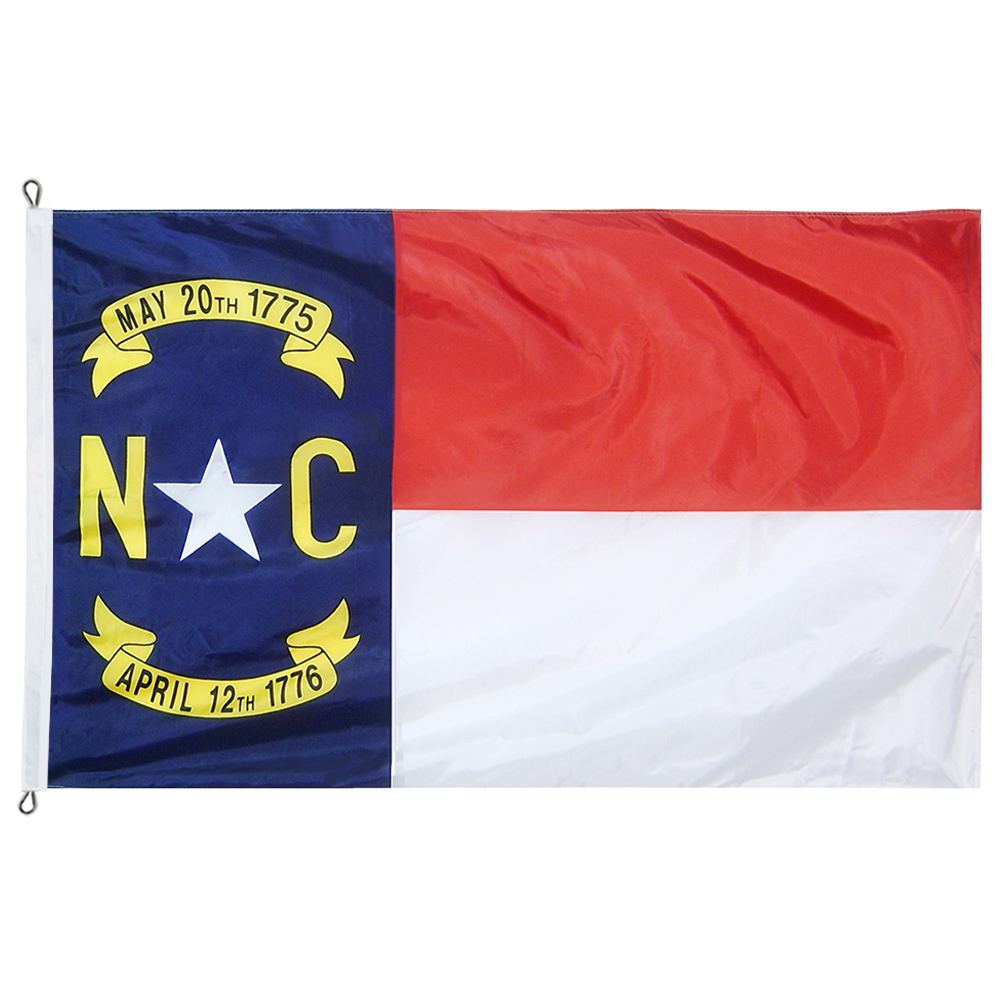 North Carolina Nylon with Rope and Thimble – Collins Flags