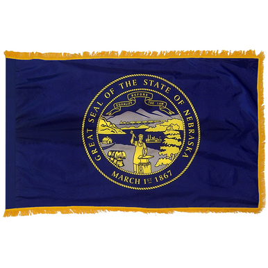 Nebraska  Nylon Pole Hem and Fringe