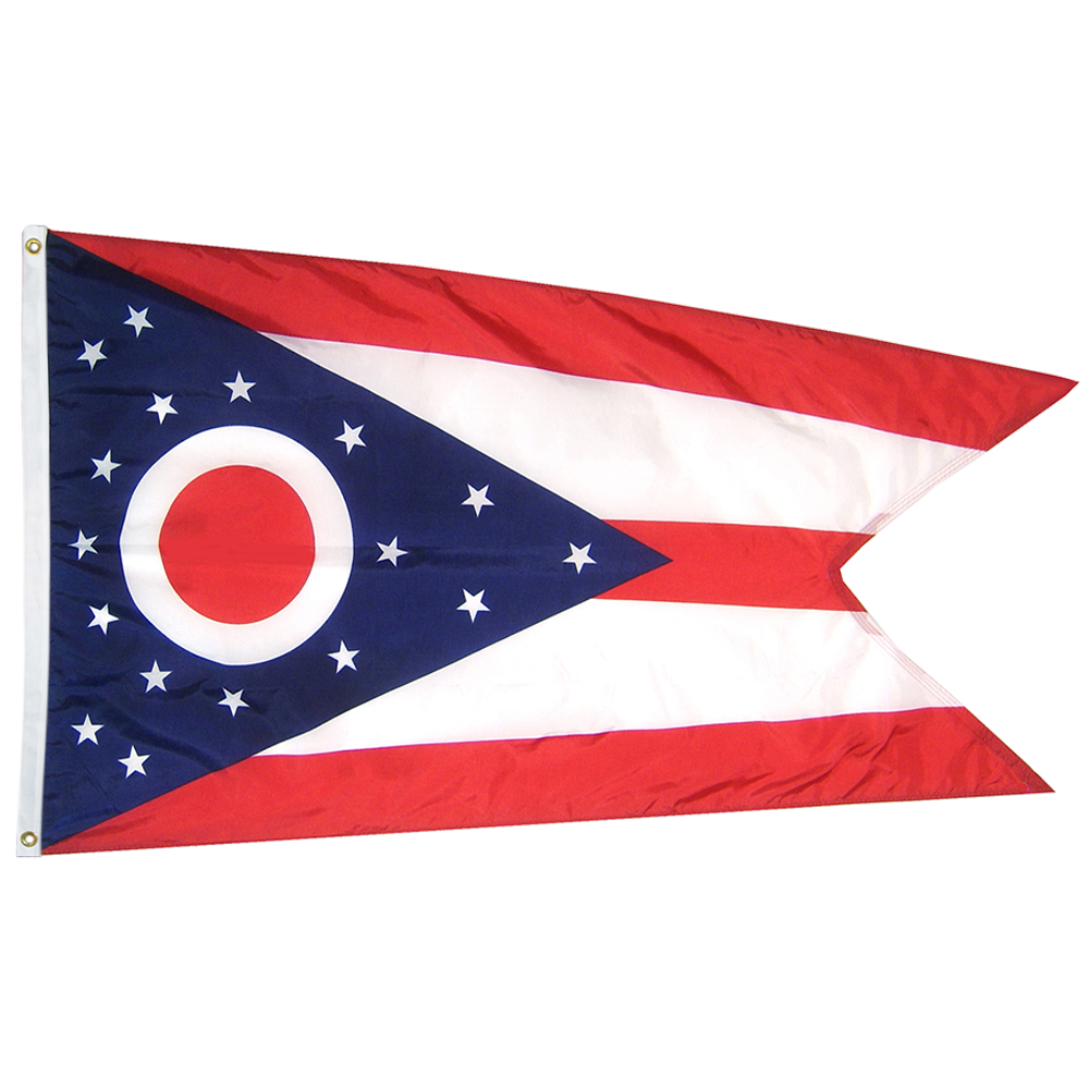 Ohio State Flag Poly
