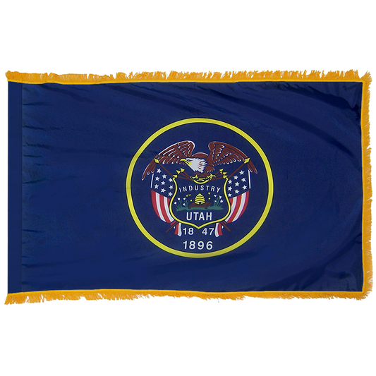 Utah 3 X 5 Nylon Pole Hem and Fringe - Historical