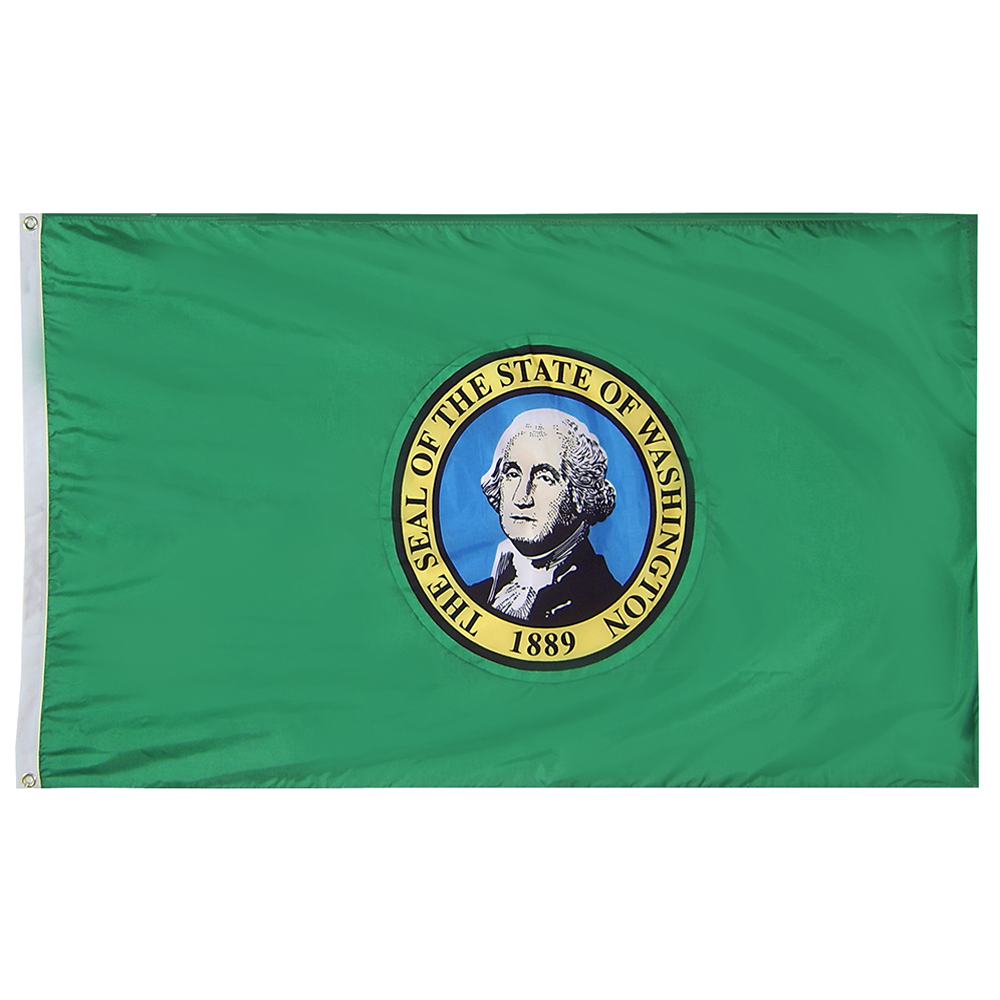 Washington State Flag Nylon – Collins Flags