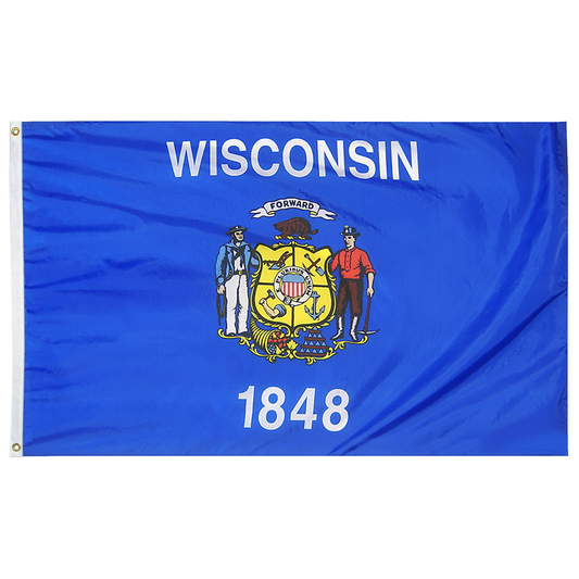 Wisconsin State Flag Nylon