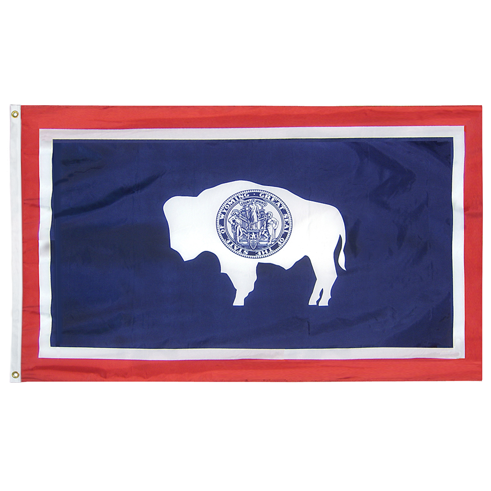 Wyoming State Flag Poly – Collins Flags