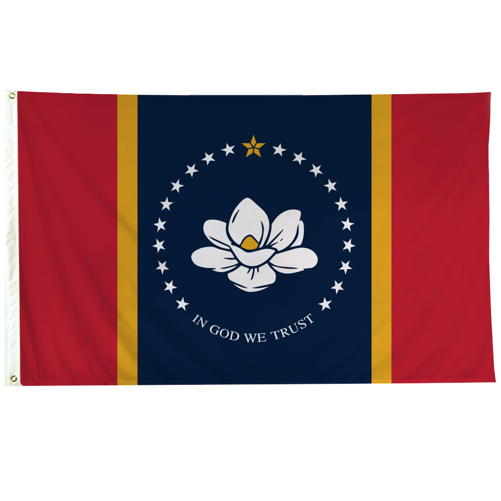 Mississippi Magnolia State Flag Poly – Collins Flags