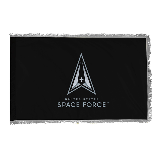 Space Force Logo Nylon Pole Hem and Fringe - Civilian
