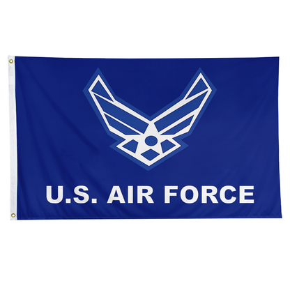 U.S. Air Force Logo 3 X 5 Nylon with Header and Grommet