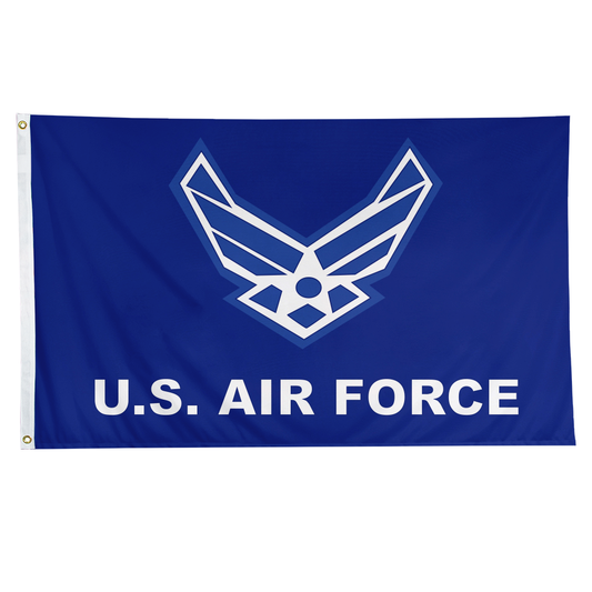 U.S. Air Force Logo 3 X 5 Nylon with Header and Grommet