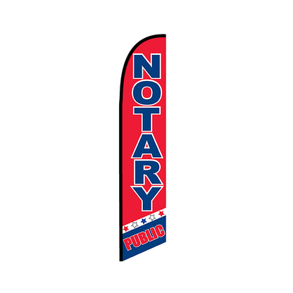 Notary Public Knit Poly Banner