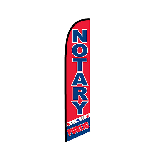 Notary Public Knit Poly Banner