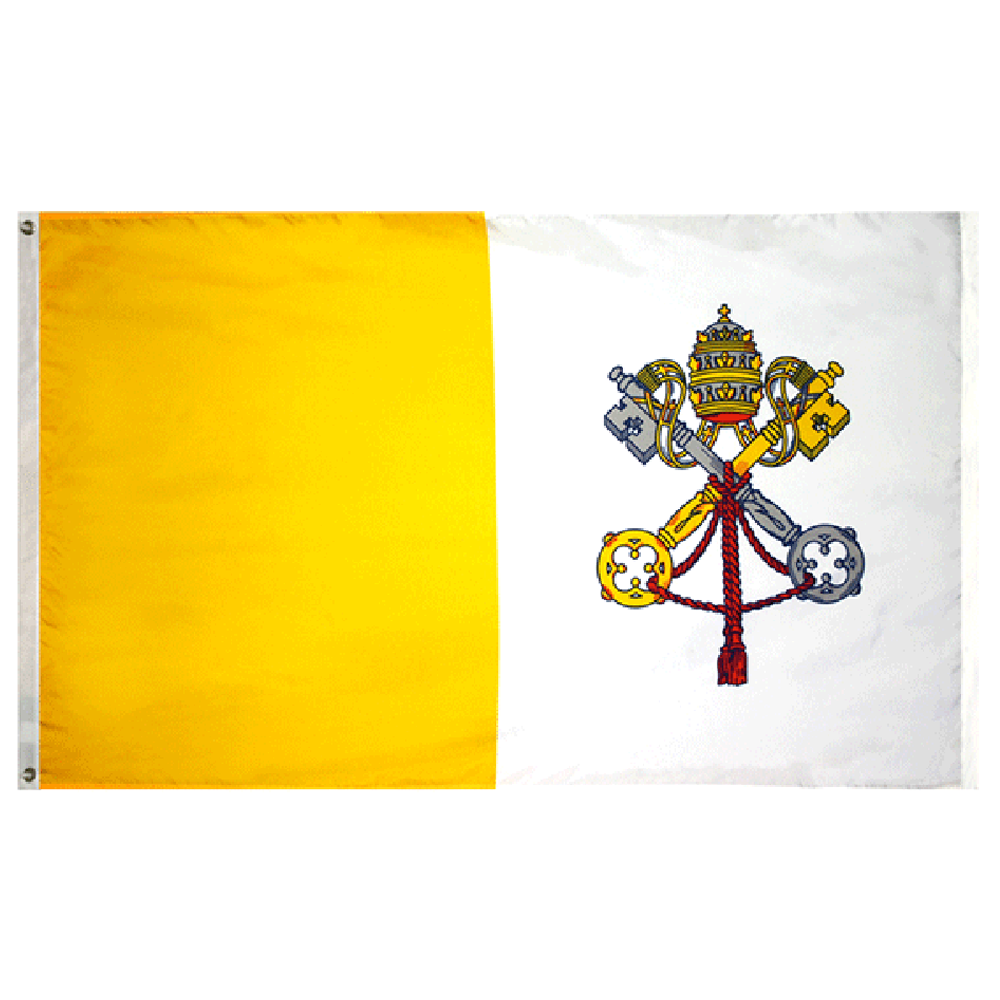 Papal (Vatican City) Nylon with Header and Grommet