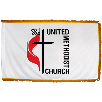 United Methodist 3 X 5 Nylon Pole Hem and Fringe