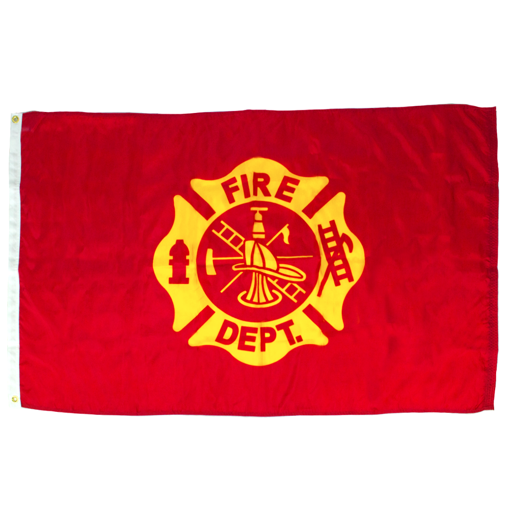 Fire Department 3 X 5 Nylon with Header and Grommet