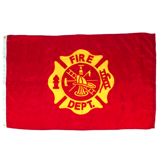 Fire Department 3 X 5 Nylon with Header and Grommet