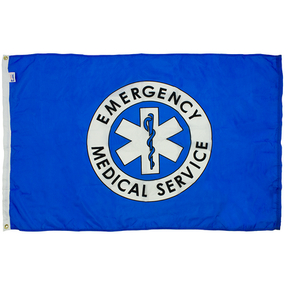 Emergency Medical Service 3 X 5 Nylon with Header and Grommet