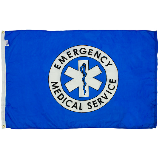 Emergency Medical Service 3 X 5 Nylon with Header and Grommet