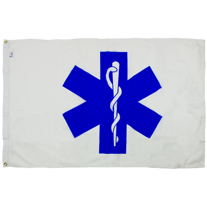 Star of Life Nylon with Header and Grommet