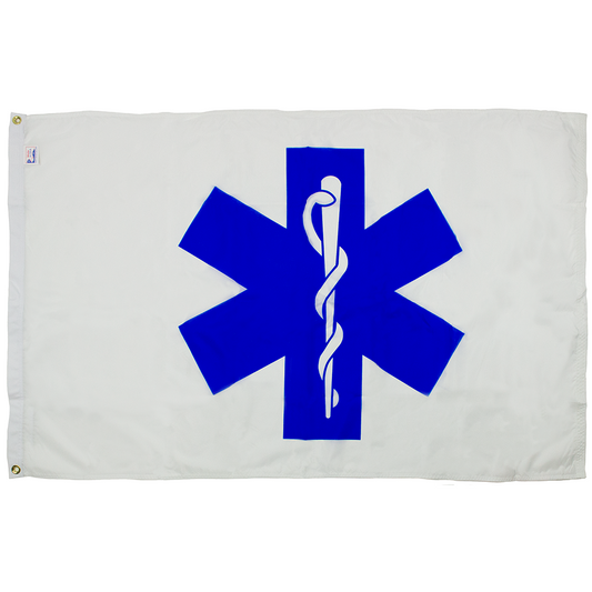 Star of Life Nylon with Header and Grommet