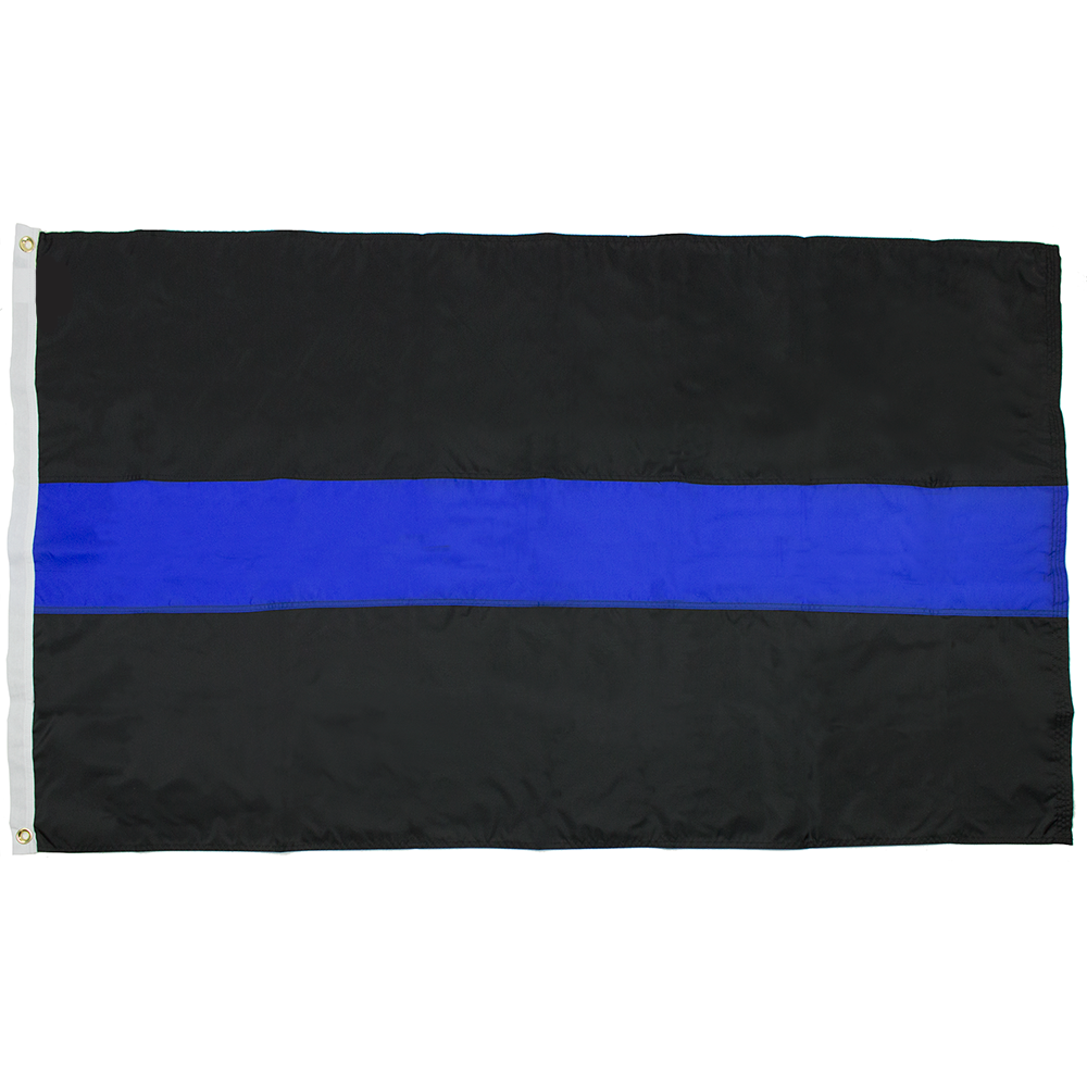 Thin Blue Line Nylon Header and Grommet
