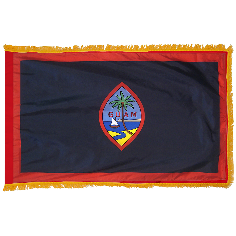 Guam 3 X 5 Nylon Pole Hem and Fringe