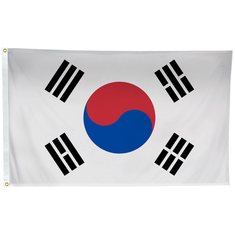 South Korea  Nylon with Header and Grommet