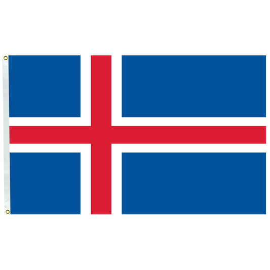 Iceland 5 X 8 Nylon with Header and Grommet