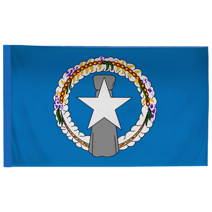 Northern Marianas 3 X 5 Nylon Pole Hem
