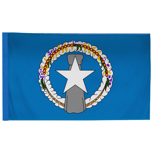 Northern Marianas 3 X 5 Nylon Pole Hem
