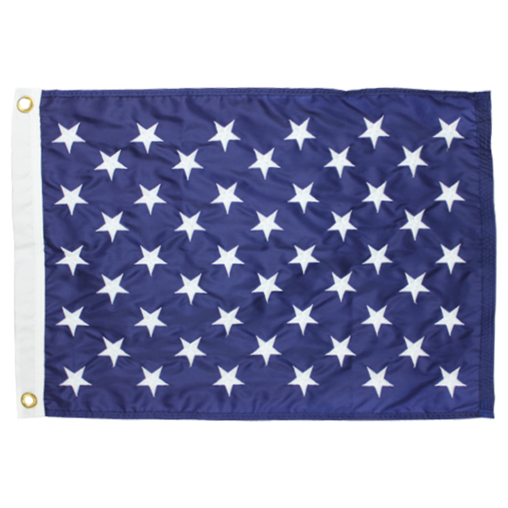 American Union Jack 18 in X 25 in Nylon with Header and Grommet - Historical Naval