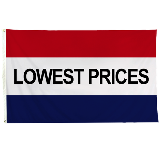 Lowest Prices 3 X 5 Nylon with Header and Grommet