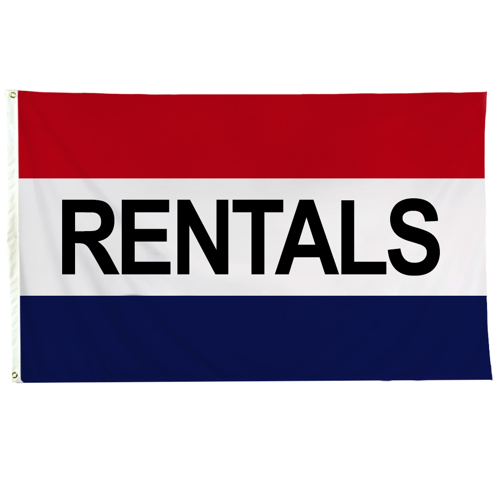 Rentals 3 X 5 Nylon with Header and Grommet